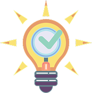 Icon showing overlapping circles with one circle partially filled with diagonal lines